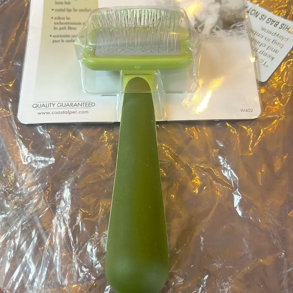 Coastal Pet Safari Dog Soft Slicker Grooming Brush for Shedding Small 6.5